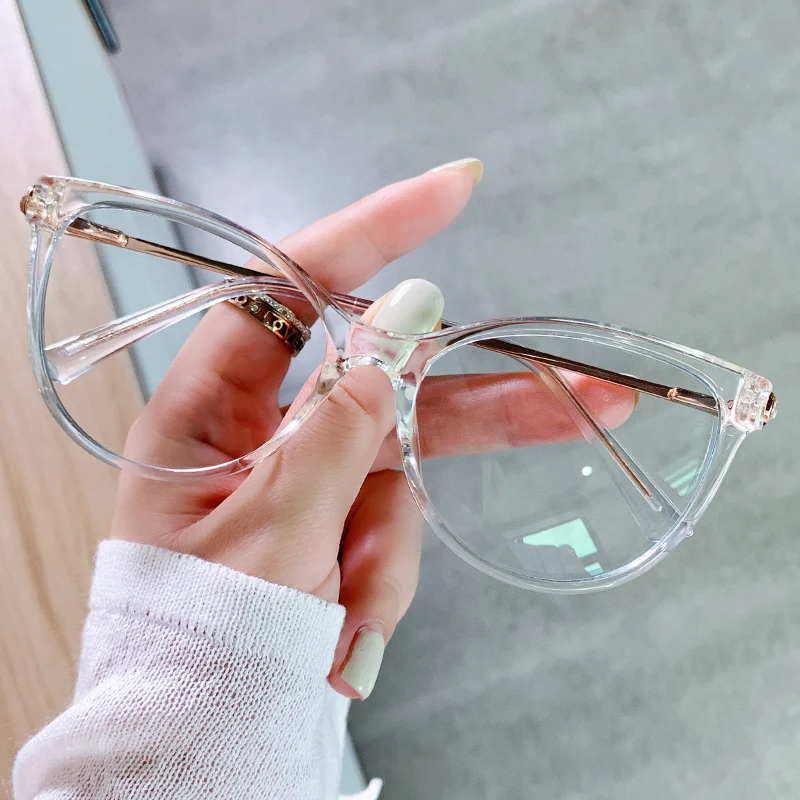 

High Quality Fashion Metal Tr90 Frame Anti Blue Light Blocking Glasses Eyeglass, Picture shown