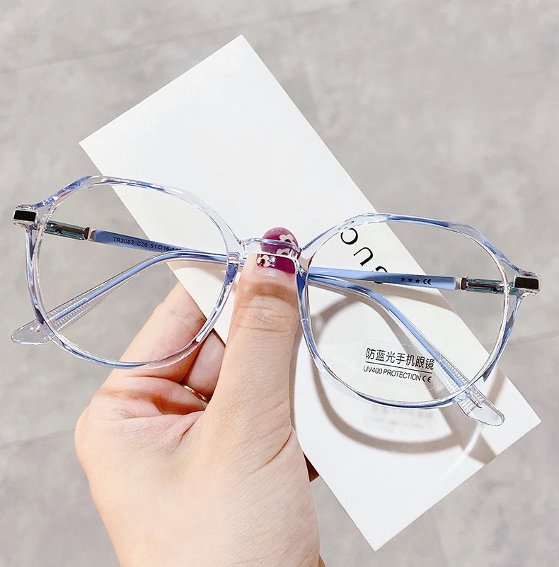 

Fashion TR90 Optical Myopia Glasses Frame Anti-blue Light Eye Strain Headache Optical Glasses Eyeglasses UV400