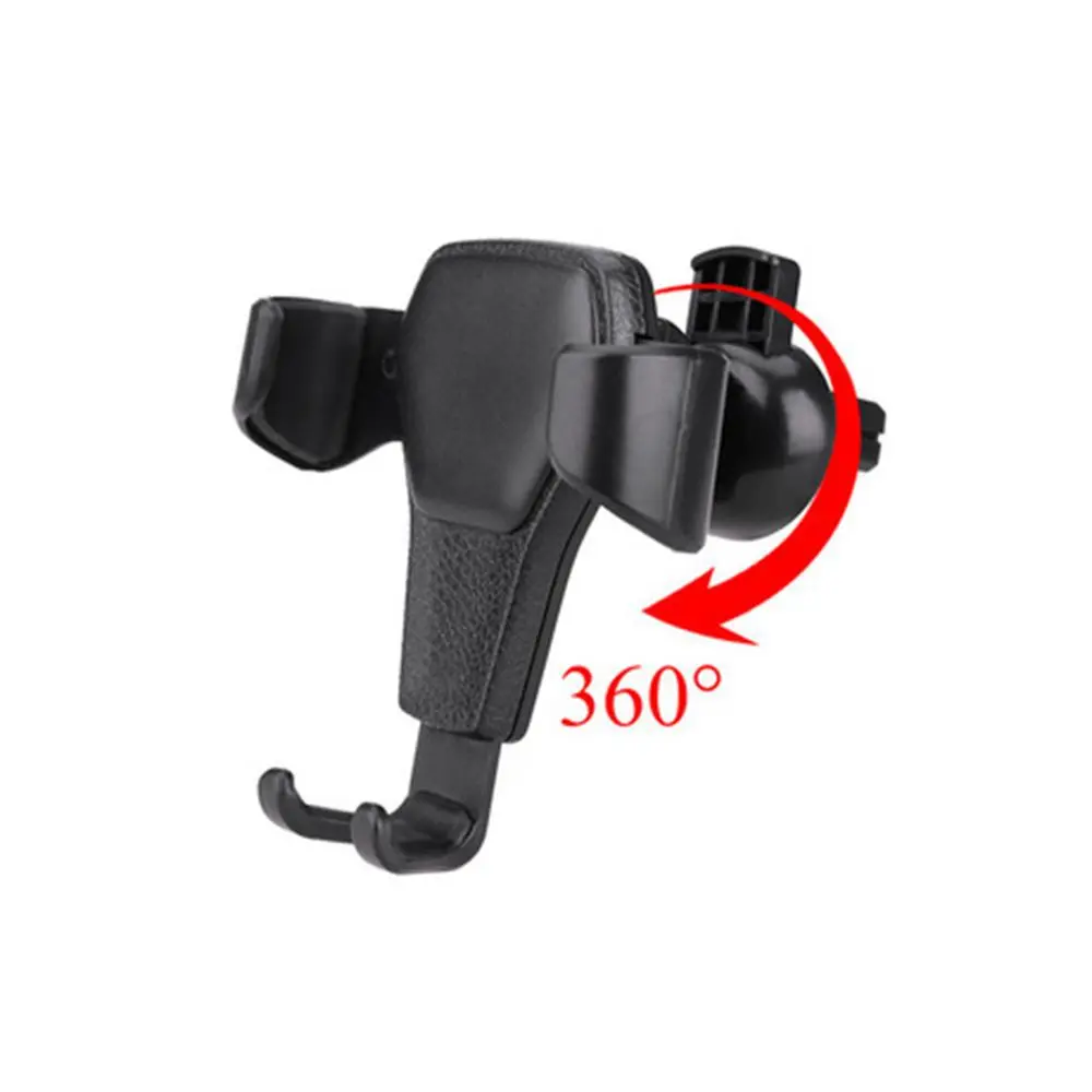 

wholesale 360 degree with buckle Gravity Car Phone Holder Smartphone Grip Air Vent mobile accessories, Black and white