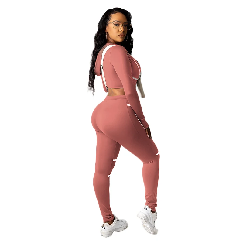 

Women Clothing long sleeve jumpsuit women Set Wear Sexy Two Piece Set sexy jumpsuits women 2021, 5 colors