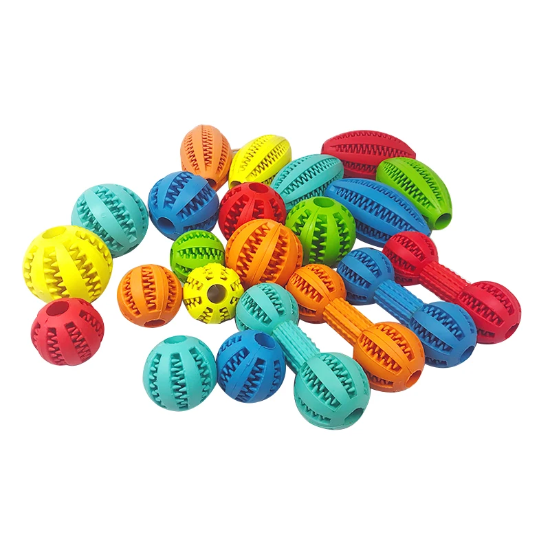 

Natural Durable Rubber Pet Tooth Cleaning Toy Dog Chew Rubber Balls