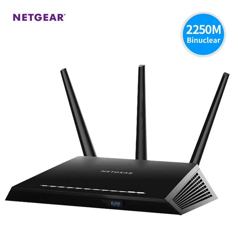 

Netgear r7000p wireless router Gigabit port ac2300m home dual band 5g through wall WiFi routers, Black