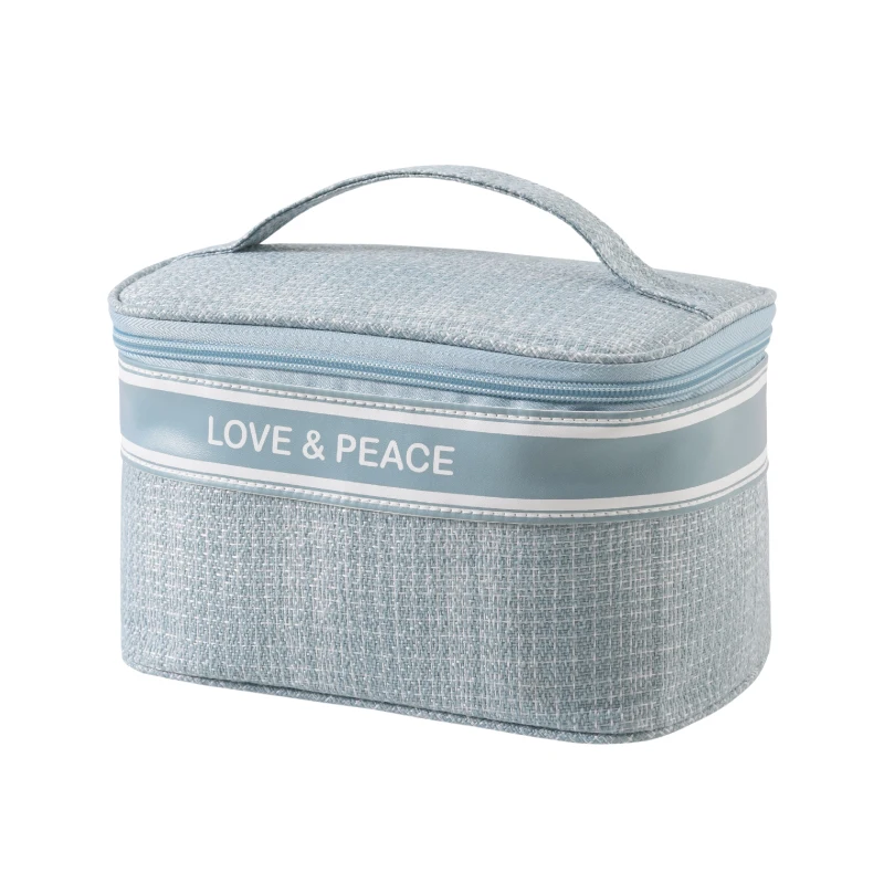 

Stunning heart series large-capacity high-value new cosmetic bag, Dazzling color