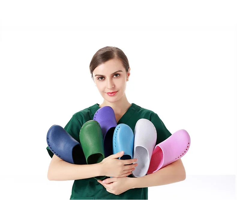 

Men and women surgical shoes eva clogs slippers nurse shoes clogs hospital, White;green;blue;navy;purple;pink