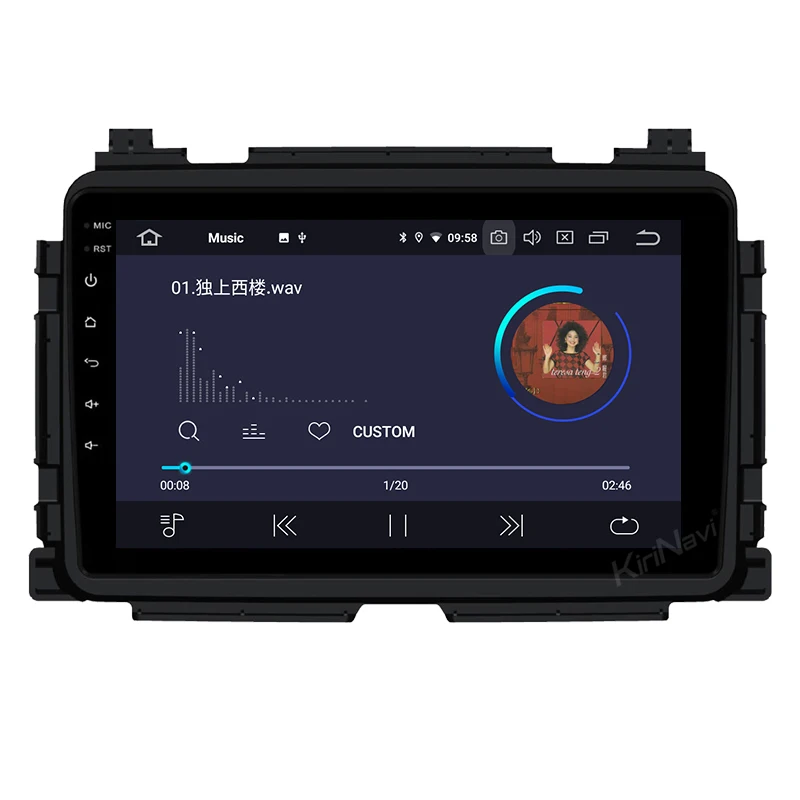 

KiriNavi Android 8.1 9'' car audio system for Honda HRV Vezel 2013 + car multimedia android 5G WIFI DAB+DSP Amplifier