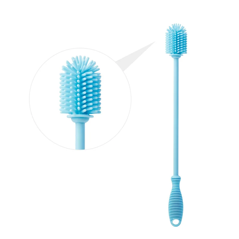 

Deep Cleaning Silicone Glass Water Cup Bottle Brush Bacterial Remover Bottle Cleaner, Any color