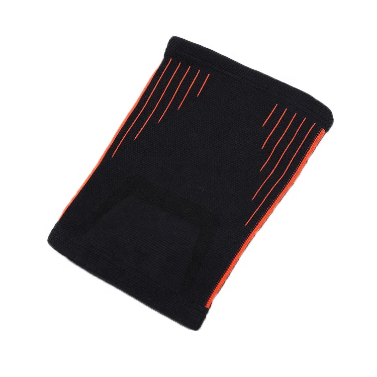 

Fitness lifting knee joint support exercise kneepad nylon kneepad for sport users, Black