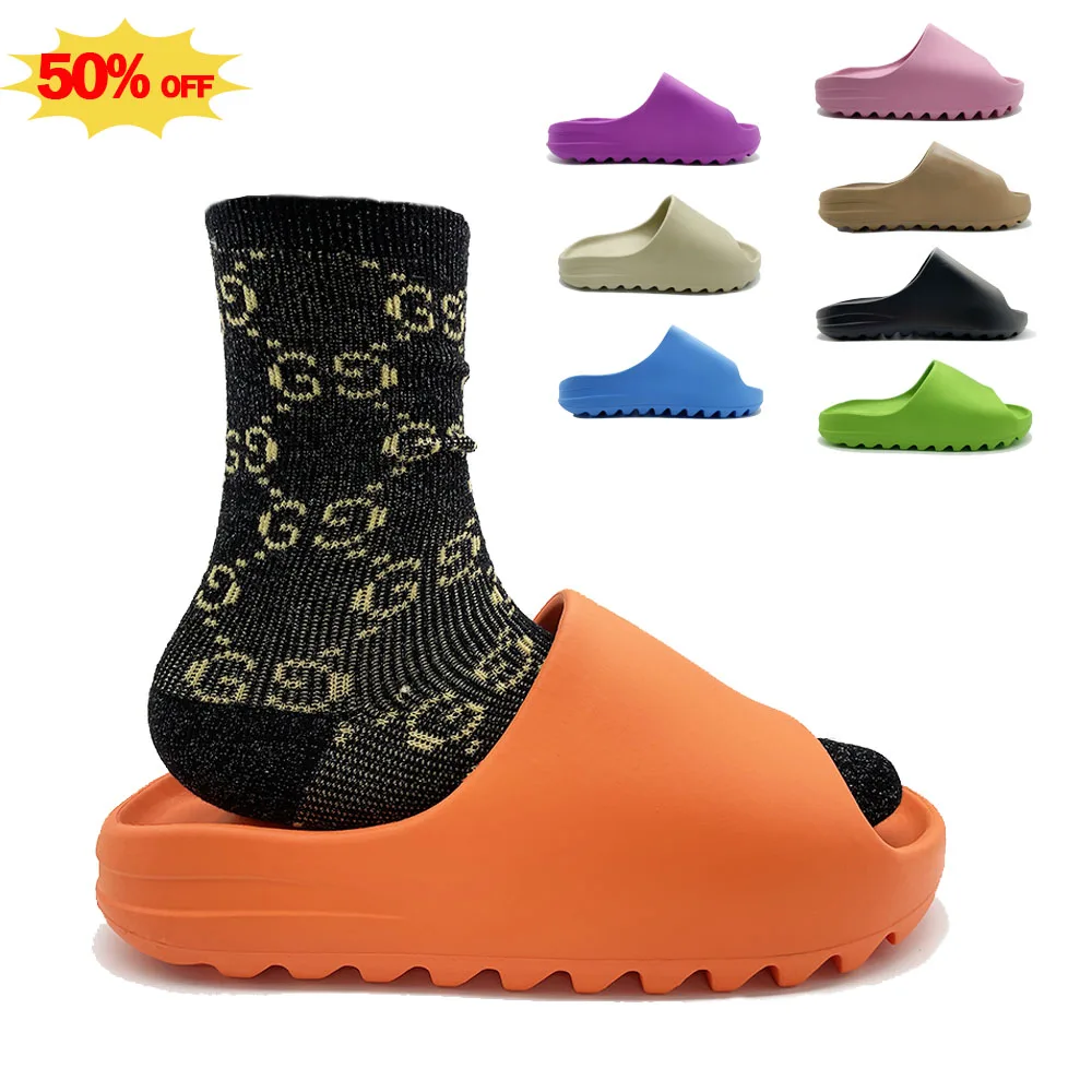 

50% OFF ON SALES drop shipping outdoor beach slides slippers colorful for womens and ladies