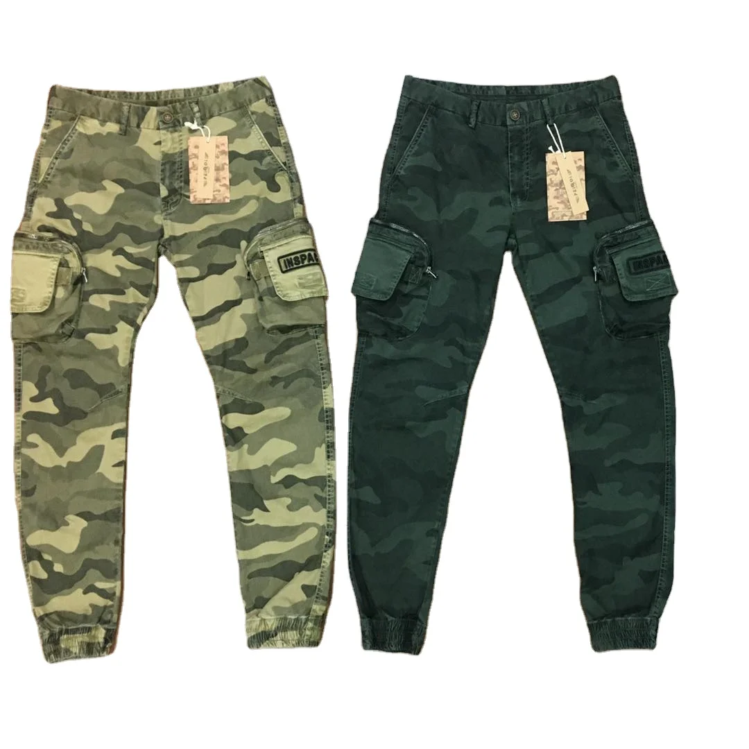 

Winter Streetwear men's cargo pants pockets sweat pants casual trousers mens jogging pants sweatpants, 4 colors