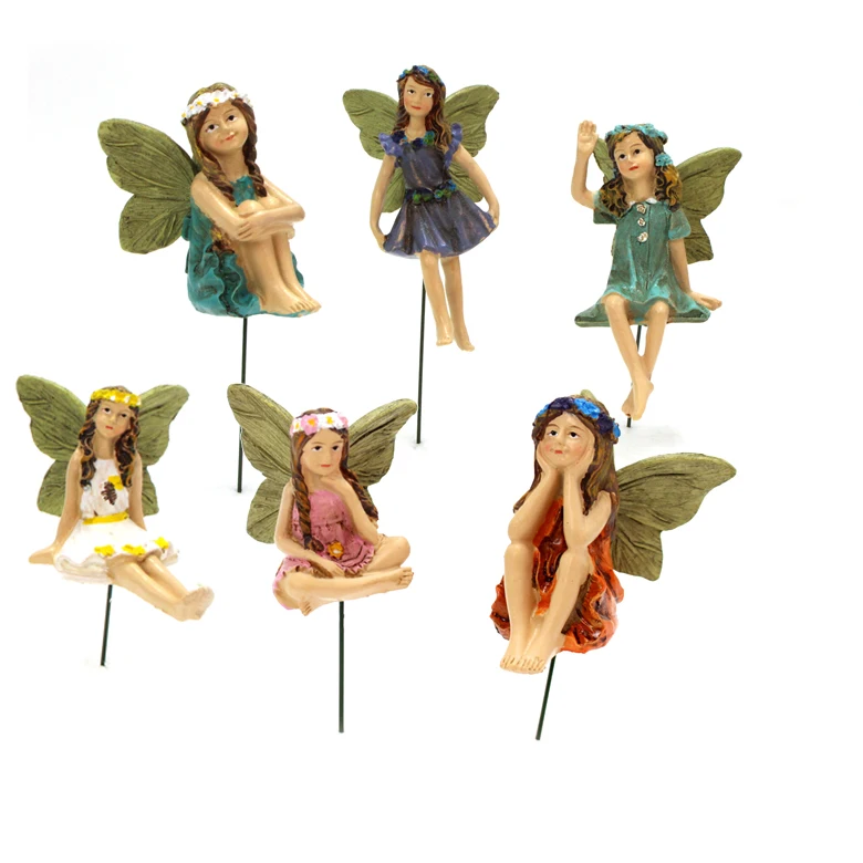 

Fairy Garden 6pcs Fairy Figurines Sitting Fairies Forever Friends Garden Supplies