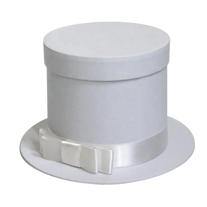 Wholesale hat shape fashion paper flower packaging gift box round flower gift box for birthday festival wedding-5.jpg