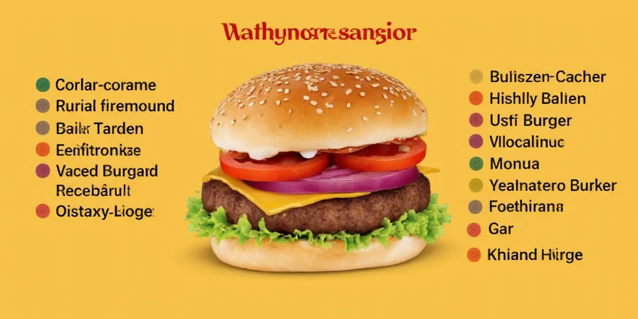 Spice pairing comparison chart for turkey burgers