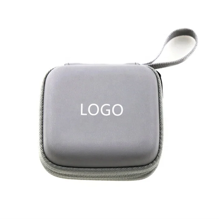 

Manufacturer Wholesale Headphone Waterproof Hard Zipper Protective Case, Silver,customized color