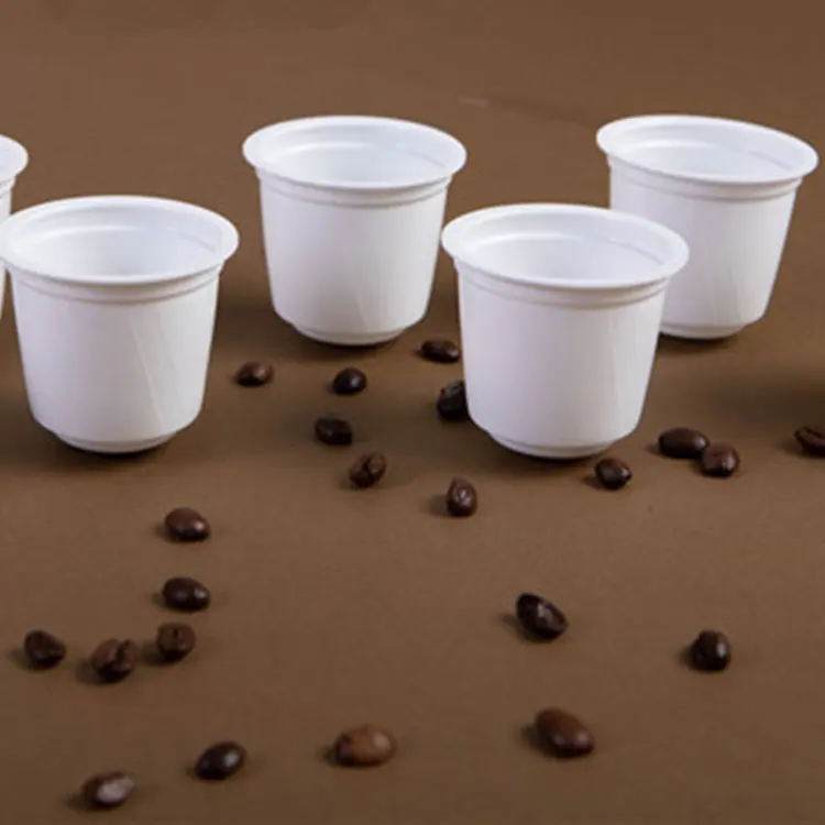 
High Quality Thermoforming 62ml/2.06 oz Disposable EVOH Plastic Capsule Nespresso Coffee Capsules 