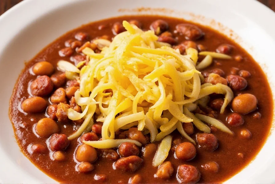 Crockpot with chili and spices