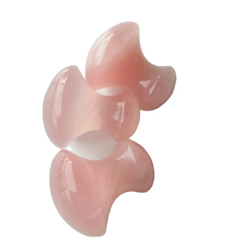 

Top sale guasha tools guasha Rose Quartz gua sha Crystal mushroom shape gua sha board