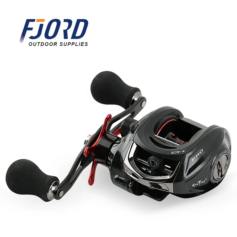 

FJORD Black High Quality 6.4:1 Ball Bearing 14+1BB Fishing Rod Reel Baitcasting Reels