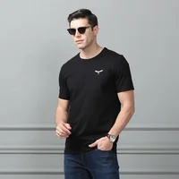 

Custom Men's Casual 100% Cotton High Quality Tee Shirt Printing Plain Mens Tshirt with Private Label