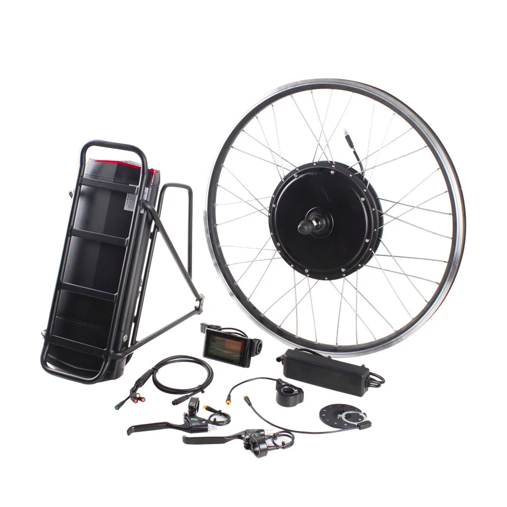 

16 inch 1000w 48v 250w 350w 500w hub motor electric bike conversion kit with battery