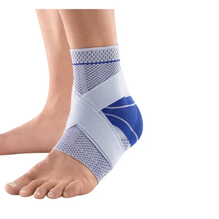 

Adjustable shoulder compression sleeve sports protection breathable ankle support 3D Knitted fabric, Gray-blue ankle brace