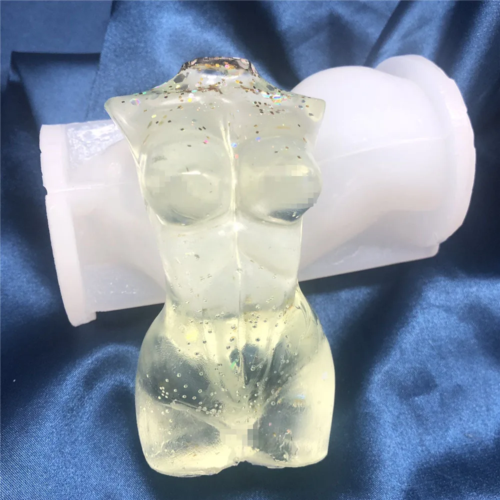 

DIY 3D Goddess Body Shape Mold for Resin Female Torso Molds Candle Making Supplies