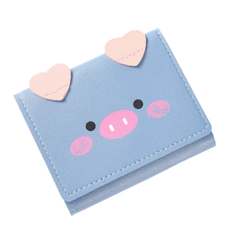 

China wallet supplier short tri-fold wallet female cartoon cute student wallet