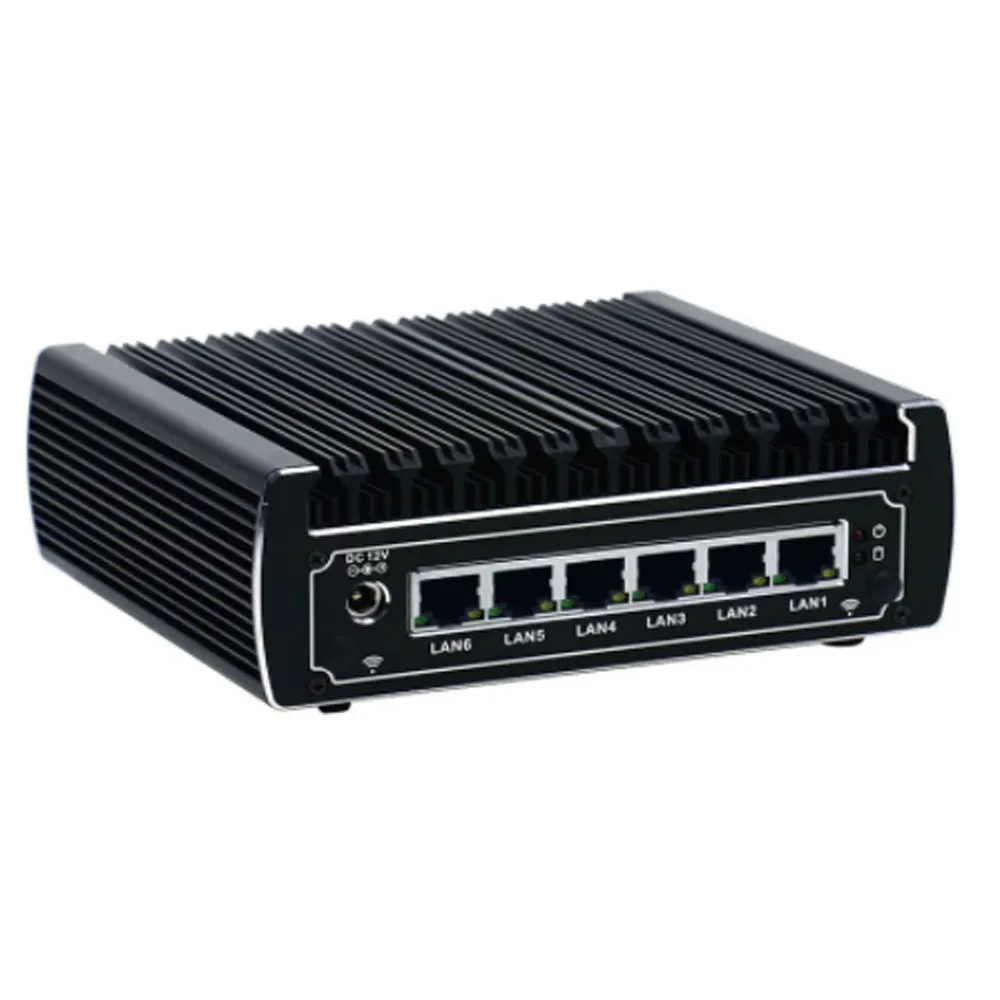 

Partaker 6*Intel 82583V Fanless Mini PC Linux Firewall Router DHCP VPN Server AES-NI support With Intel Skylake Core i3 7100u