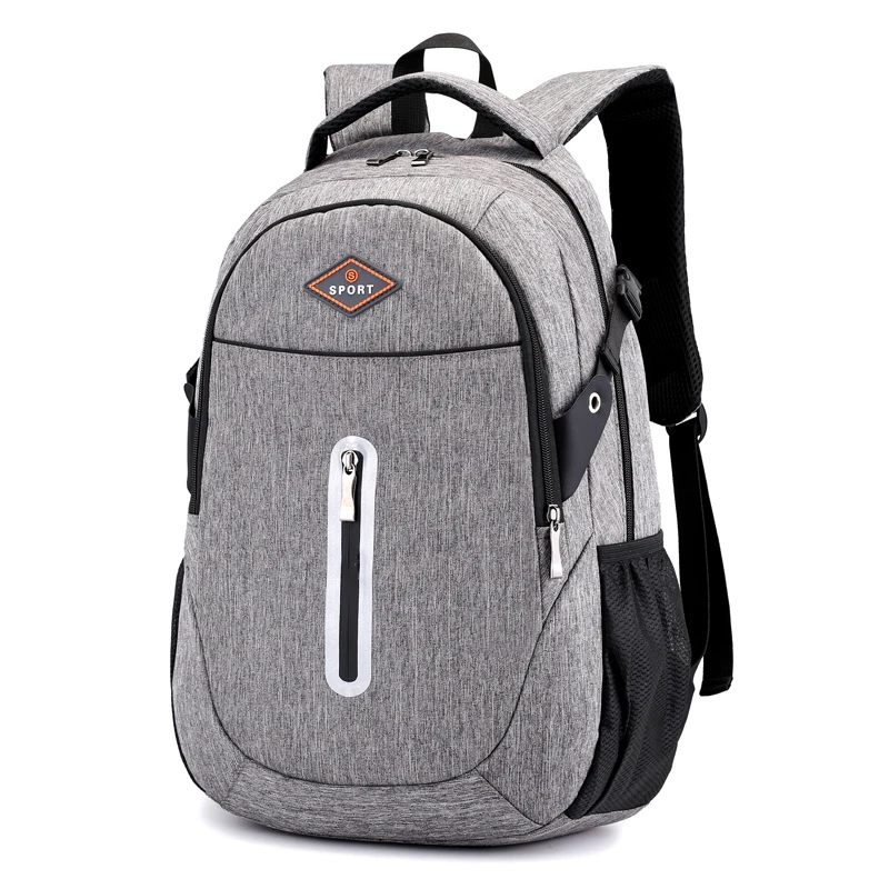 

OMASKA wholesale school backpack bag reflective strip custom school backpack, Gray/black/red/dark blue/blue/khaki
