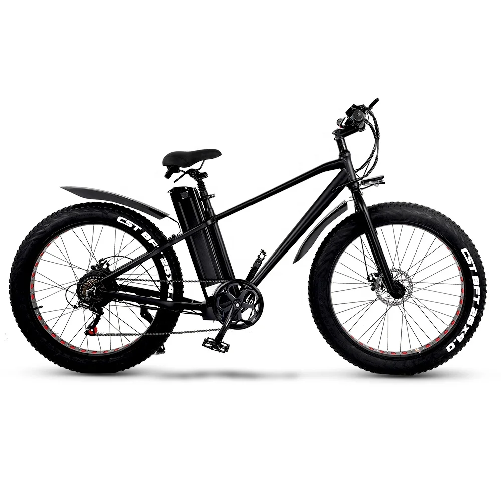 

Hot sale CMACEWHEEL KS26 electric fat bike Europe Stock 750W electric bike mountain bike, Black