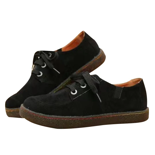 

Suede Women Casual Shoes Flat New Green Vulcanized Sneakers Lace Up Black Spring Autumn Shoes Woman, Black green orange