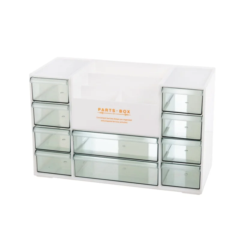 

Hot Selling Household Plastic Trapezoidal Drawer Desktop Storage Rack Home Decoration Cosmetic Storage Box, Picture color