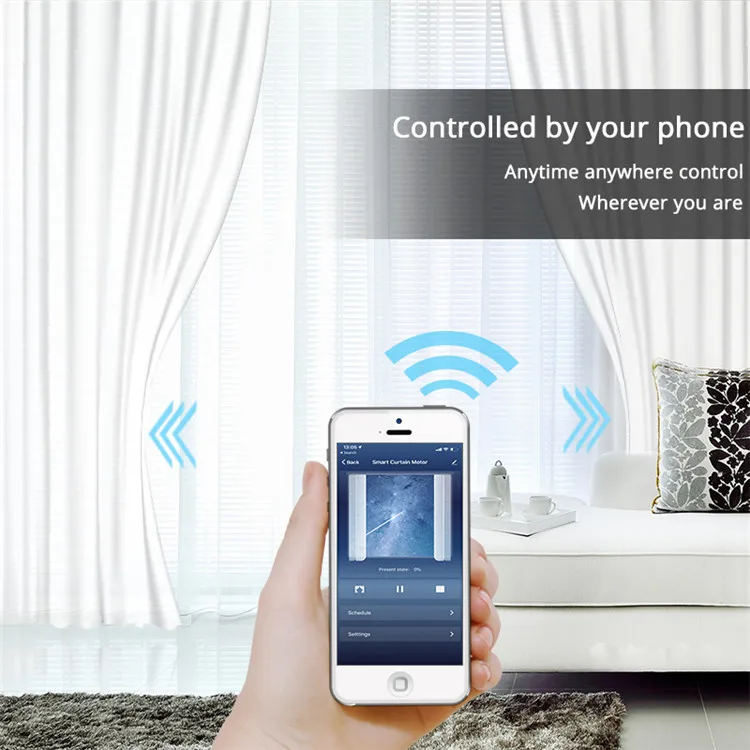 

SHUWEI Beijing Smart Home motor curtain pole track
