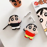 

For Apple Airpods 1 2 Case Silicone 3D Cartoon Crayon Shin Chan Air Pod Cover