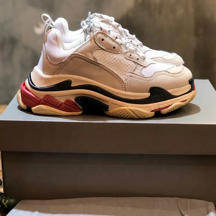 

Original Fashionable Branded Balanciaga Mixed Colors Casual Men Balanciaga Triple S 1.0 Shoes, 13 colors