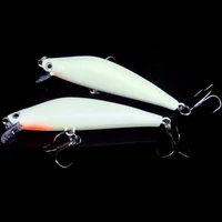 

82mm 8g Wholesale Artificial Bait Pesca Fishing Lure Luminous Glow Minnow Hard Body Lure Night Fishing