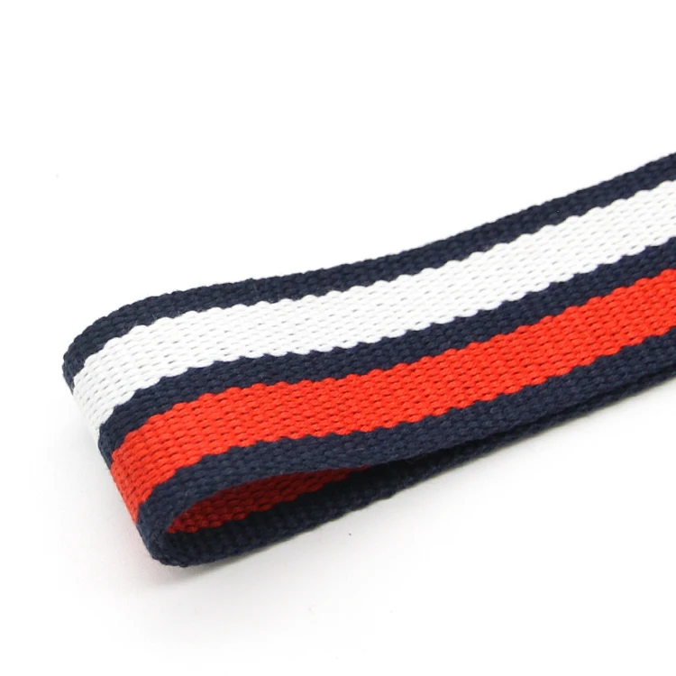 

Hot Sale Wholesale Cheap Multi Color 100% Polyester Webbing Strap, Multicolor can be customized