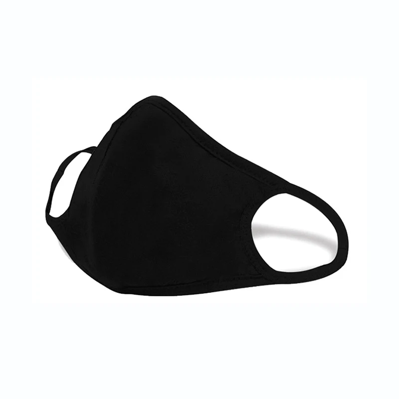 

2021 Adult pure cotton nosemask men women washable dust proof windproof black cotton facemask, Colorful