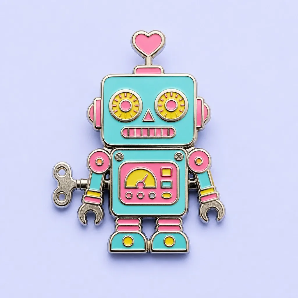 Retro Cyber Toy Robot