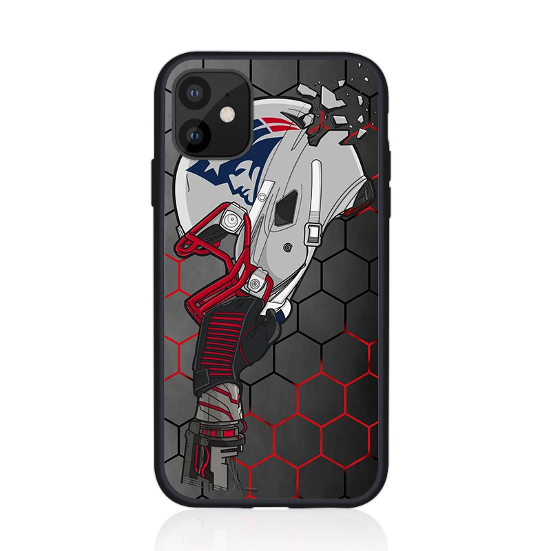 New Design Sports Phone Case Football Helmets Back Cover Custom Phone
