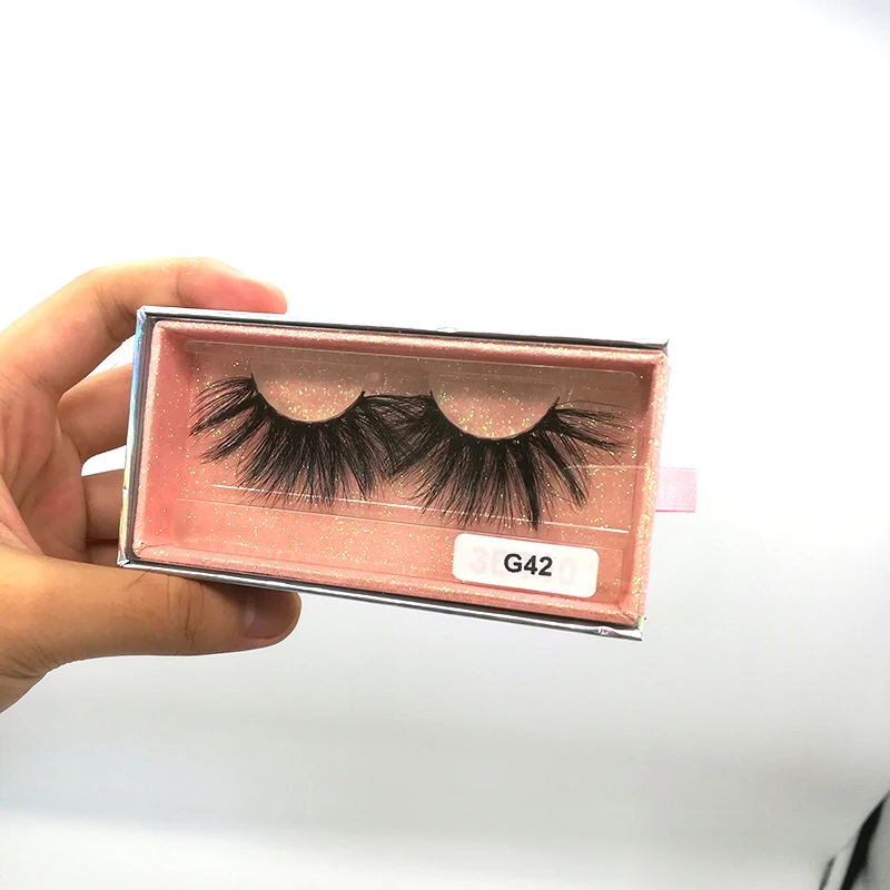 

Free Sample Full Strip Mink Eyelashes Vendor 25MM Mink Lashes Fluffy Lashes
