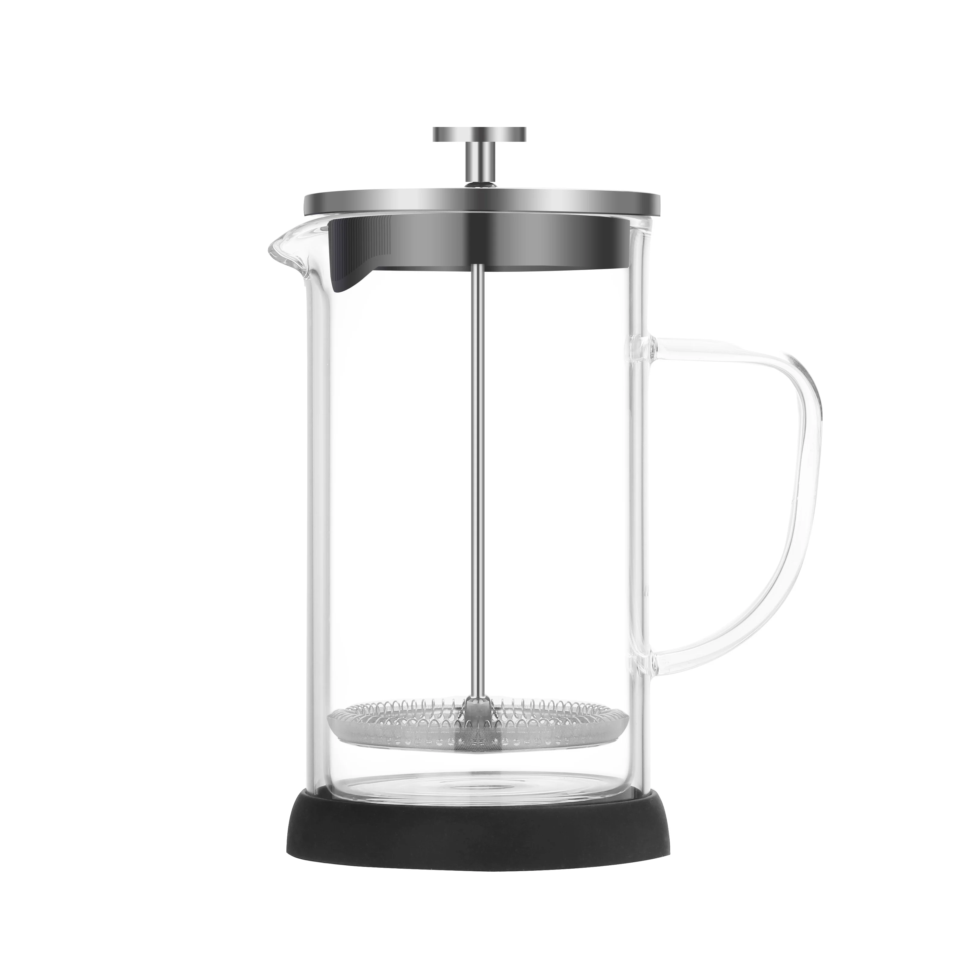 

Custom Household Borosilicate Glass French Press For Brewing Coffee