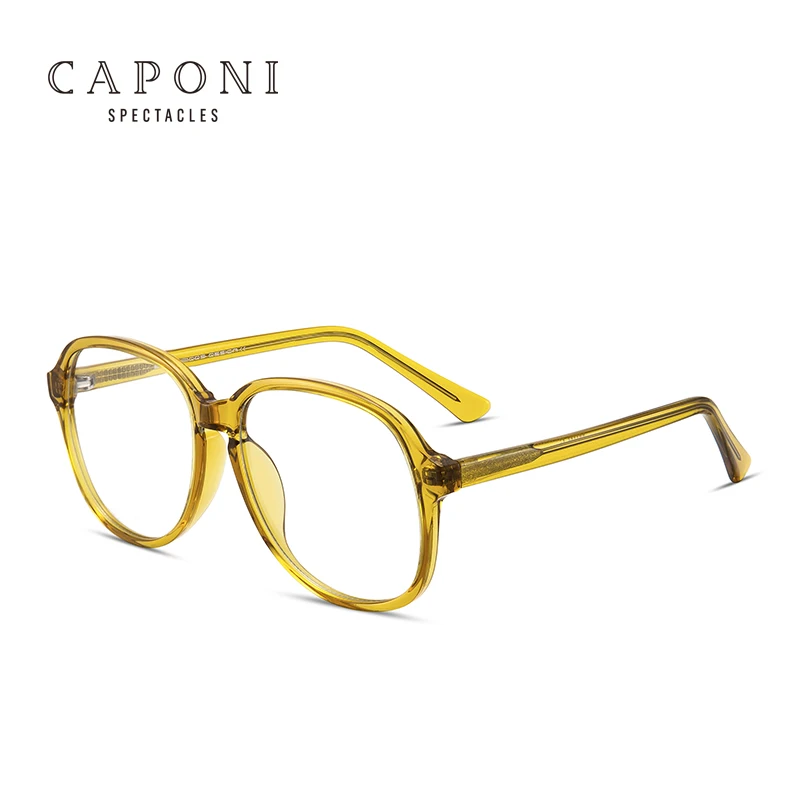 

CAPONI Oversized Full Frame TR Anti Radiation Classes Optical for Female Luxury Brand Anti-blue Light Fashion Women Glasses 1pcs