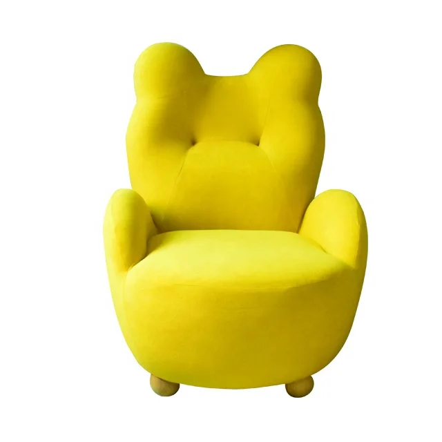 
Xiaopin Furniture Children chair Customized color panda shaped Bear Kids Sofa chair Parent-child Sofa 