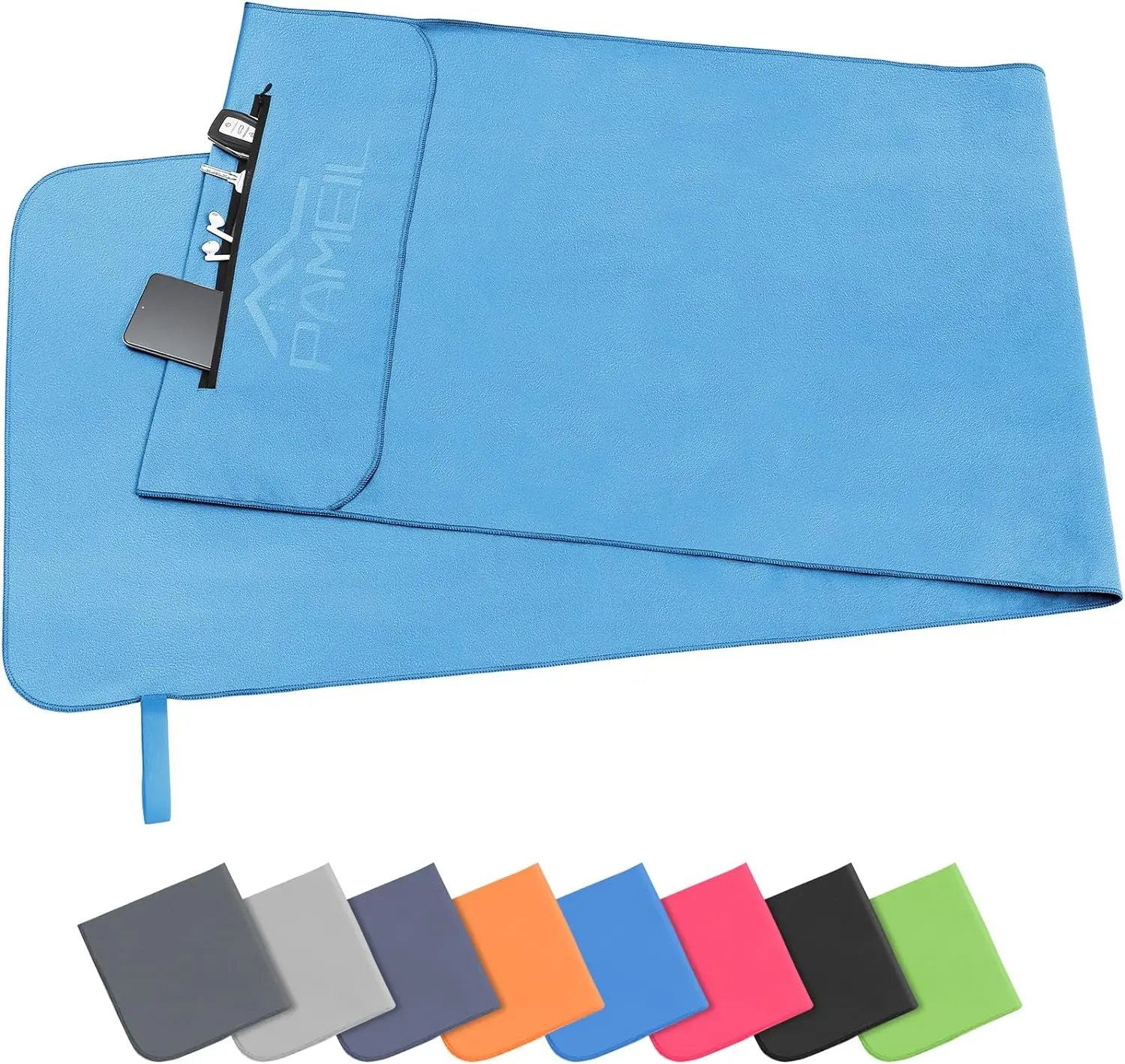 Microfiber Yoga Hand Gym Suede Towels Print Logo Adult Sportswear Rectangle Sports Mat Sports Towel