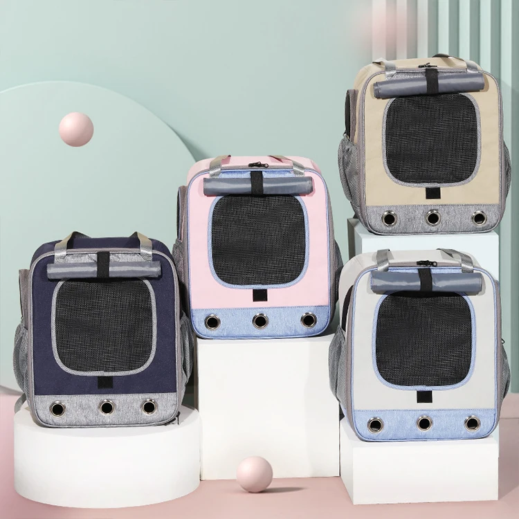 

hot sales Wide view Pet Carrier Bag New Large Space Cat Portable Pet Comfortable And Breathable Backpack Pet Travel Carrier