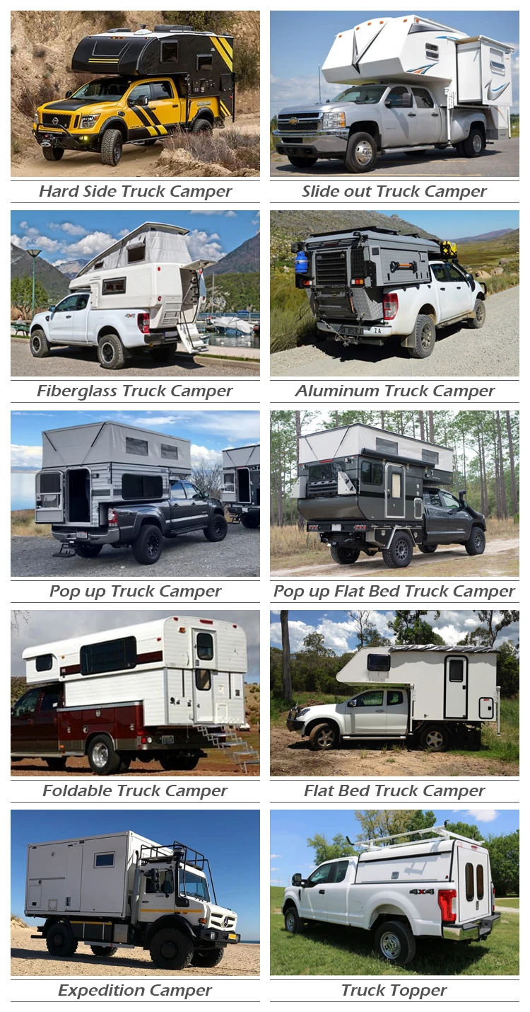 ECOCAMPOR 4x4 Lightweight Slide-On Pickup Truck Camper with Waterproof ...