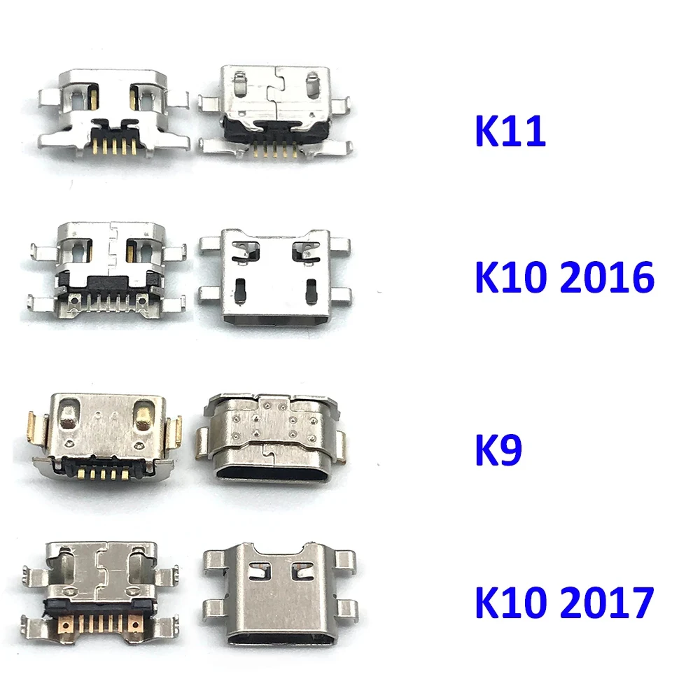 

Micro USB Charging Connector Jack Plug Dock Port For LG K9 K11 K10 K4 2017 K10 2016 V30 V40 Q60 K8 K12 Plus
