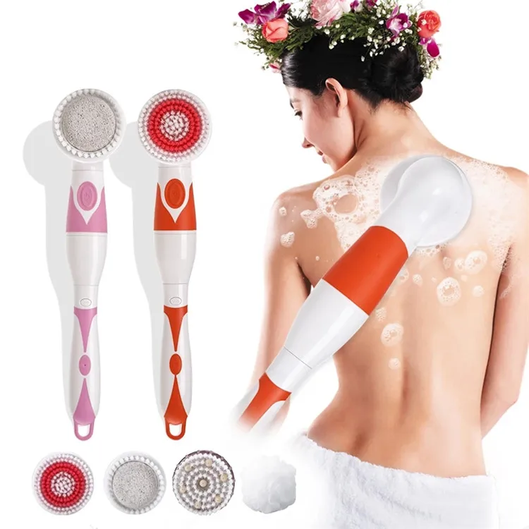 

Wholesale Scrub Massaging Cleaner Brush Exfoliating Kit 7 In 1 Body Facial Cleansing Brush Face Brush Electric, Accept customized