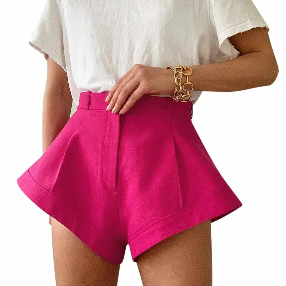 

Mzl's Love Casual Loose Women Shorts Chic High Waist Sexy Beach Style Short Pants Fashion Summer Outfits Shorts For Girls, Rose,black,white