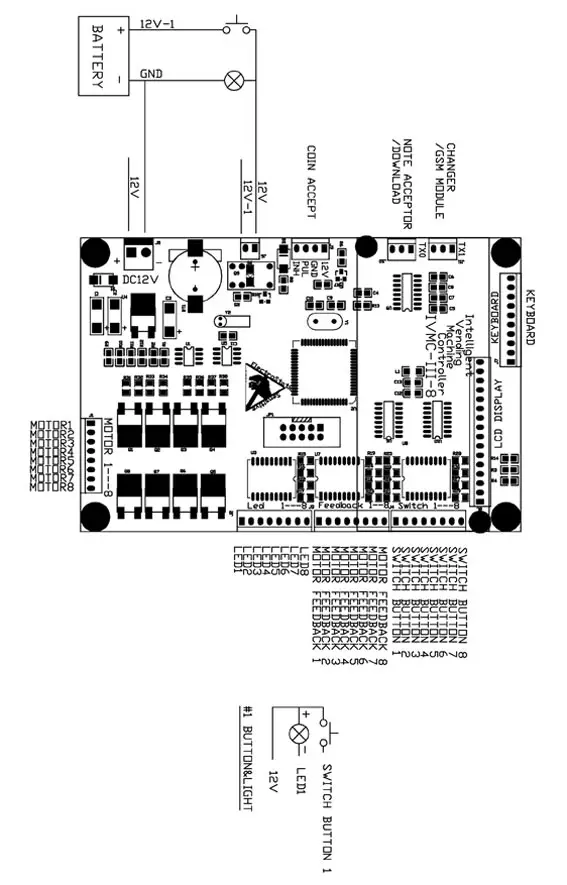 Vending Machine Control Board Rs232 Interface - Buy Vending Machine 